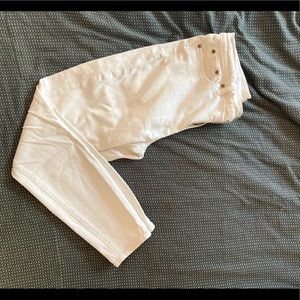 J Crew Factory White Skinny Jeans | 29
